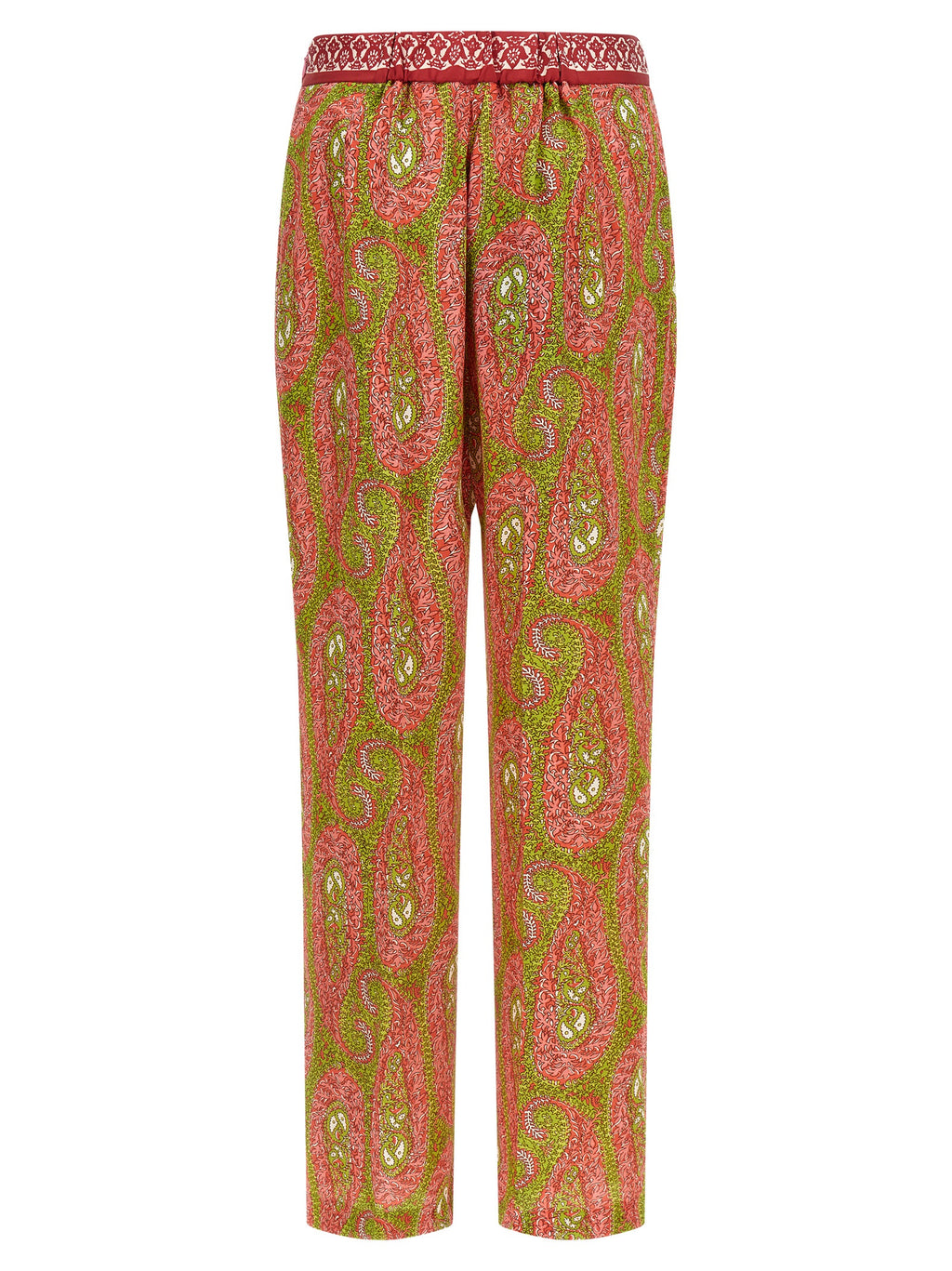 Multicolor Polyester Pants