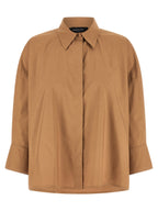 Fabiana Filippi Brown Cotton Blouse