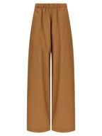 Fabiana Filippi Brown Cotton Casual Pants