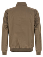 MooRER Beige Polyester Bomber
