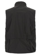 C.P. Company Black Polyamide Sleeveless Jacket