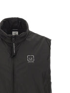 C.P. Company Black Polyamide Sleeveless Jacket