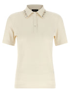 Fabiana Filippi Beige Cotton Polo Shirt