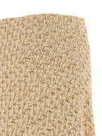 Fabiana Filippi Gold Cotton Midi Skirt