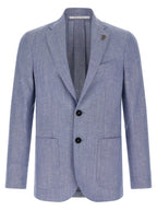 Pal Zileri Blue Wool Blazer