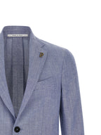Pal Zileri Blue Wool Blazer