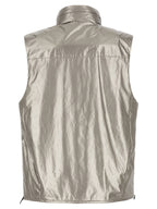 C.P. Company Silver Polyester Sleeveless Jacket