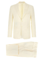 Pal Zileri White Wool Two-Piece Suit
