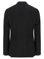 Pal Zileri Black Wool Two-Piece Suit