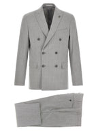 Pal Zileri Gray Polyester Two-Piece Suit