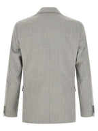 Pal Zileri Gray Polyester Two-Piece Suit