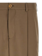 Marni Beige Virgin Wool Casual Pants