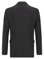 Pal Zileri Gray Viscose Two-Piece Suit