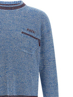 Marni Blue Cotton Cardigan