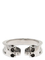 Alexander McQueen Silver Stainless Steel Ring