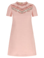 Valentino Garavani Multicolor Virgin Wool Short Dress