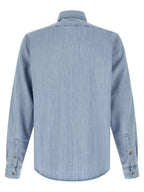 Hugo Boss Blue Cotton Blouse
