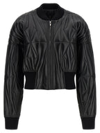 Rick Owens Black Lamb Leather Leather Jacket