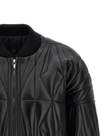 Rick Owens Black Lamb Leather Leather Jacket