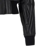 Rick Owens Black Lamb Leather Leather Jacket