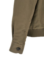 Bicolor Linen Full-Length Jacket