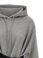 MM6 Maison Margiela Gray Cotton Short Dress