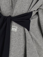 MM6 Maison Margiela Gray Cotton Short Dress
