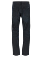 Hugo Boss Blue Cotton Straight-Leg Jeans