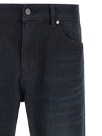 Hugo Boss Blue Cotton Straight-Leg Jeans