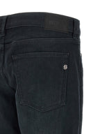 Hugo Boss Blue Cotton Straight-Leg Jeans