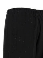 Herno Black Viscose Pants