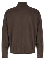 Herno Brown Polyester Jacket