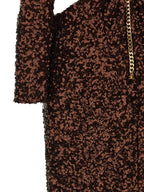 Elisabetta Franchi Brown Polyester Long Dress