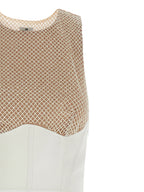 Elisabetta Franchi White Polyester Long Dress