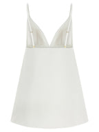 Elisabetta Franchi White Polyester Short Dress