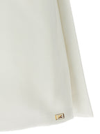 Elisabetta Franchi White Polyester Short Dress