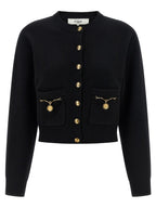 Chloé Black Wool Cardigan