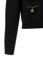 Chloé Black Wool Cardigan