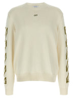 Off-White Beige Cotton Cardigan