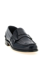 Church's Blue Calfskin Slip-On Loafers