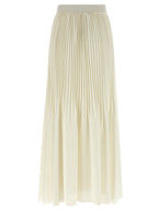Twinset White Polyester Mini Skirt
