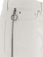Paco Rabanne White Cotton Jeans Denim