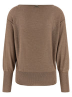 Herno Brown Viscose Cardigan