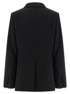 Herno Black Viscose Blazer