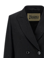 Herno Black Viscose Blazer