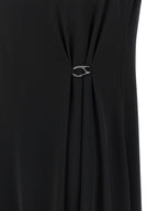 Herno Black Polyester Long Dress