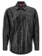 Diesel Black Viscose Blouse