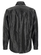 Diesel Black Viscose Blouse