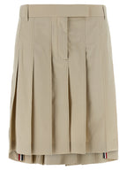 Thom Browne Beige Cotton Long Skirt