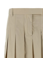 Thom Browne Beige Cotton Long Skirt